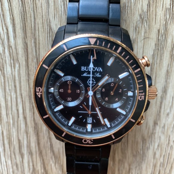 BULOVA Men's Watch Marine Star Series C Brand New - Picture 2 of 8